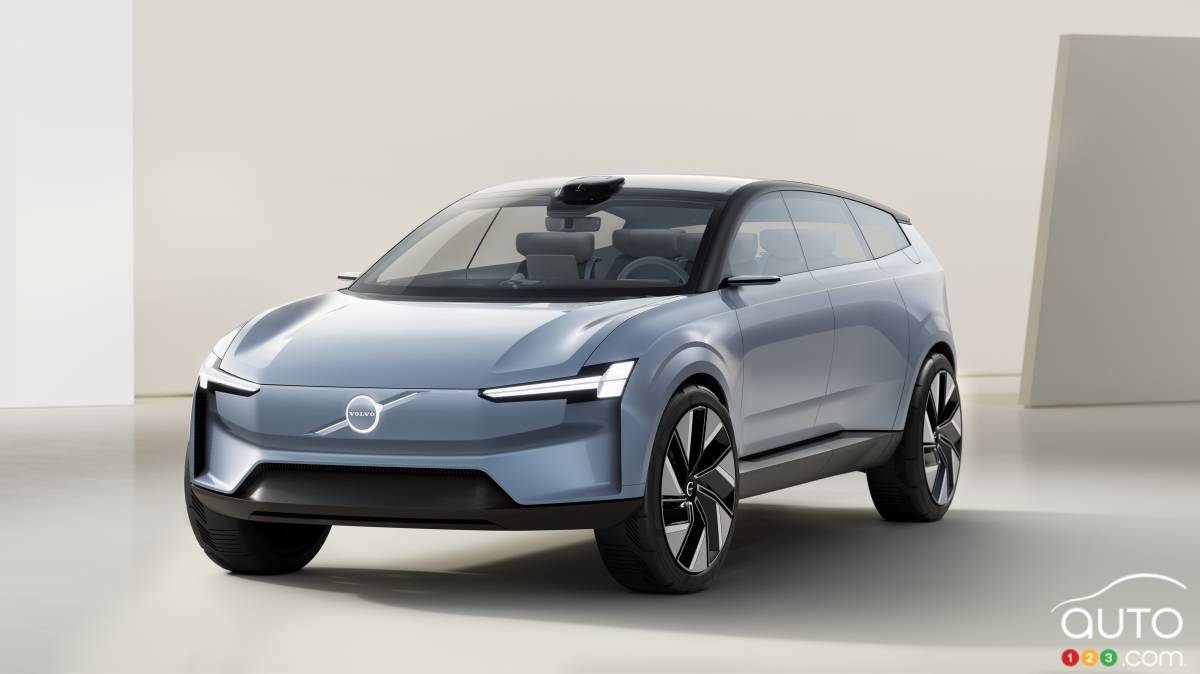 Volvo présente le Concept Recharge qui préfigure la future signature visuelle de ses véhicules électriques
