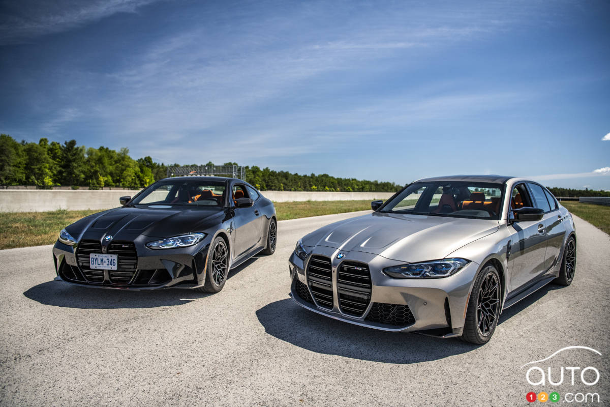 Comparaison : BMW M3 vs BMW M4 Competition 2021, ou le débat manuelle vs automatique