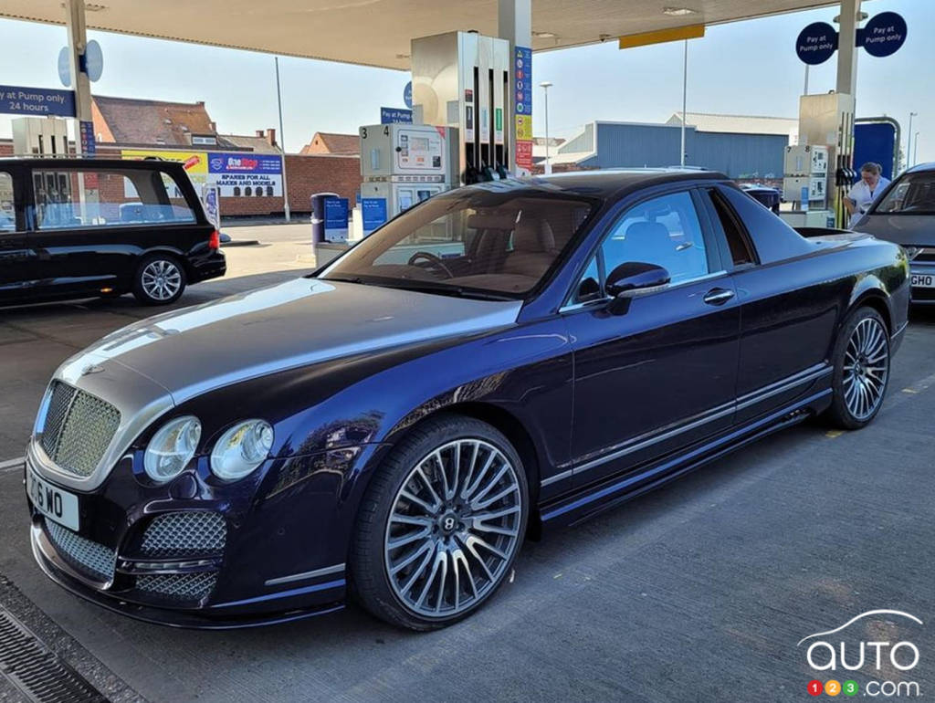 The 2005 Bentley Continental Flying Spur transformed into a pickup
