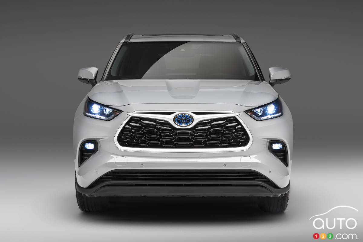 Pour Toyota Highlander Grand Miroir Bleu Vision Anti Rétroviseur De Voiture  Chauffage Modifié Lentille De Recul Réfléchissante Grand Angle Du 33,88 €