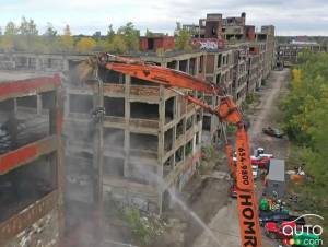 Usine Packard de Détroit : la démolition est amorcée