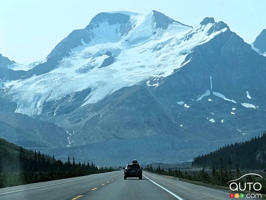 Dans les rocheuses en Alberta
