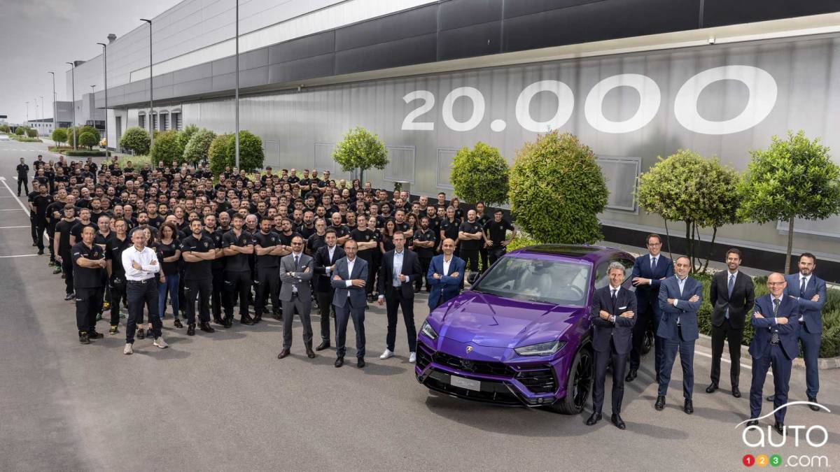 Lamborghini Urus : déjà 20 000 unités de fabriquées