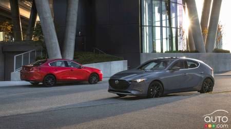 Les Mazda3 et Mazda3 Sport 2023 : légères modifications