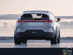 The Polestar 3 Shows its Backside Ahead of October 12 Unveiling