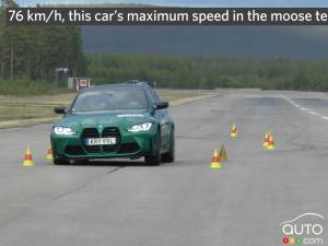 Test de l’orignal : un jeu d’enfant pour la BMW M3 Compétition