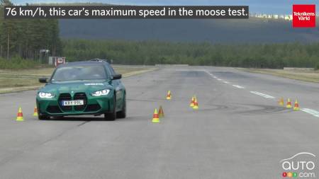 Moose Test: BMW M3 Competition Shows How It's Done