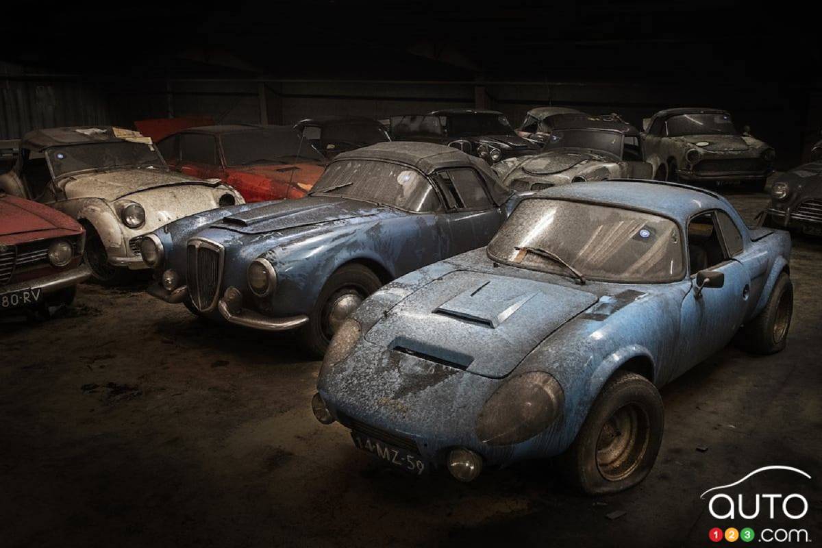Une collection de 230 voitures classiques trouvée aux Pays-Bas