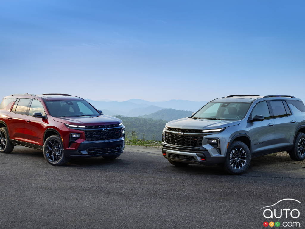 2024 Chevrolet Traverse RS and Z71