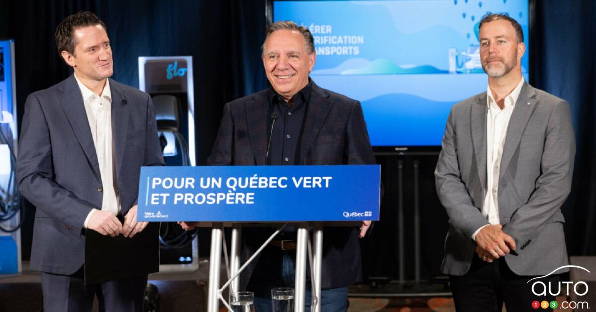 Québec annonce l’ajout de 116 000 stations de recharge