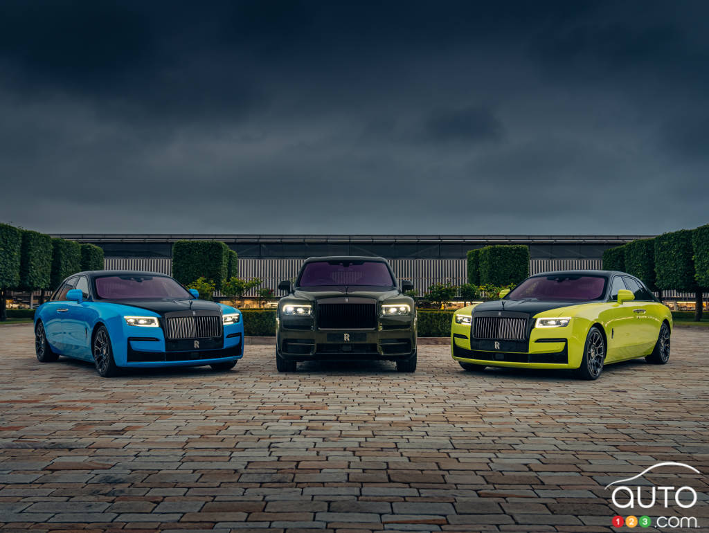 Les Rolls-Royce Dawn, Cullinan et Ghost