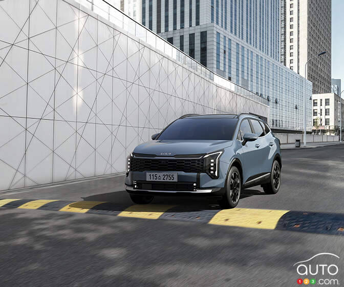 Premières images du Kia Sportage 2026