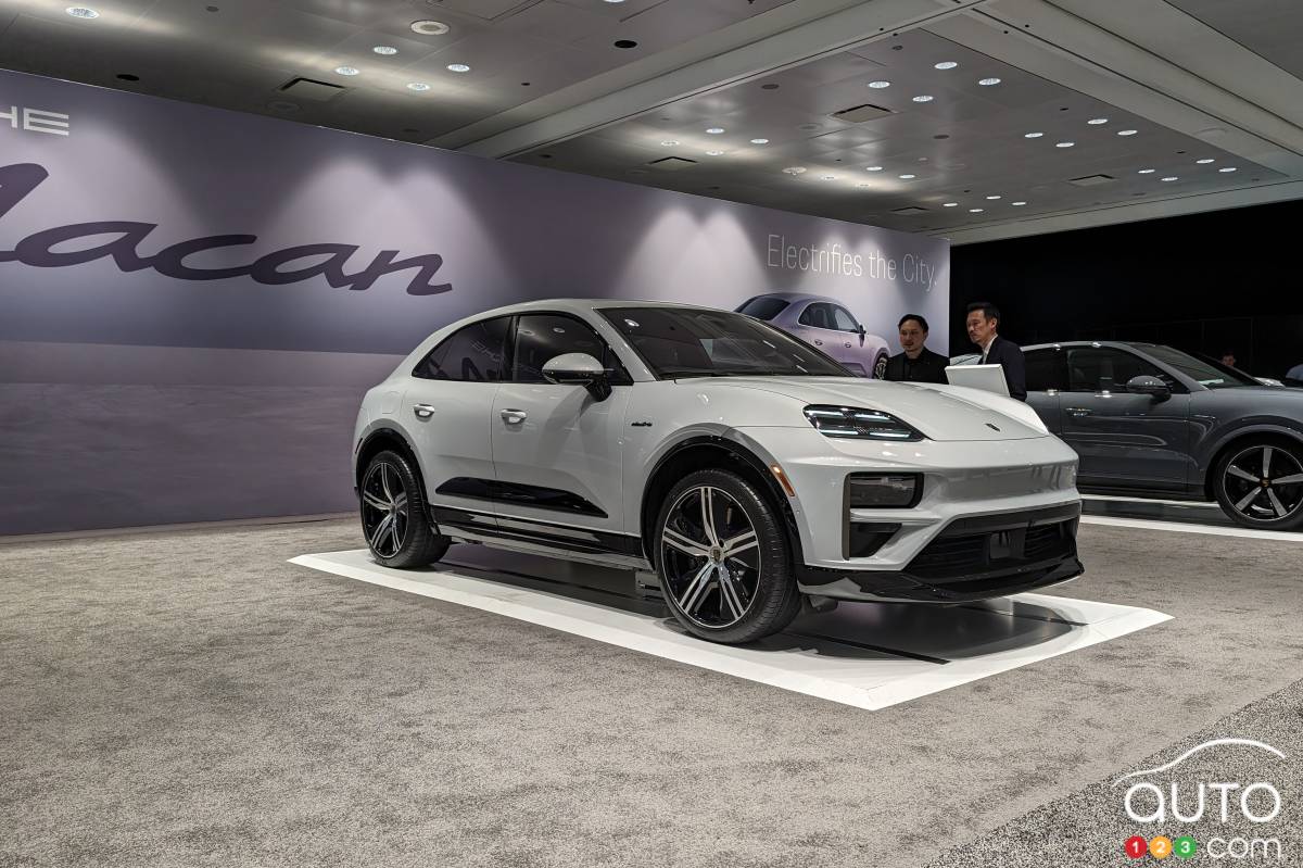 New York 2024: The Porsche Macan EV Shows its Face in North America