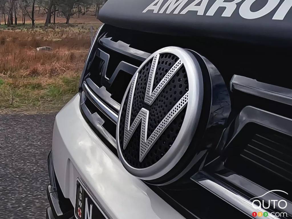 Special Volkswagen logo designed to repel Kangaroos