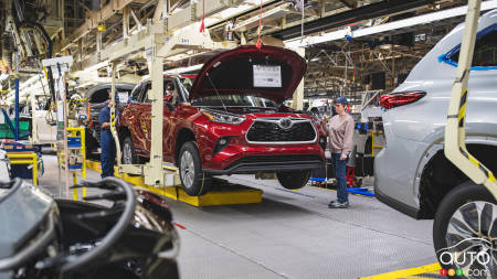 Toyota investit 1,4 milliard en électrification à son usine de Princeton, en Indiana