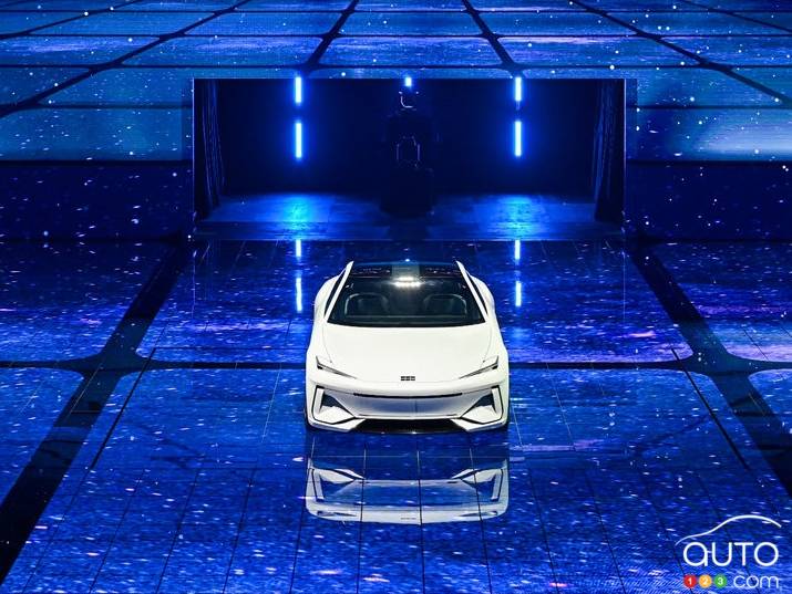 Geely Yinhe electric models being unveiled