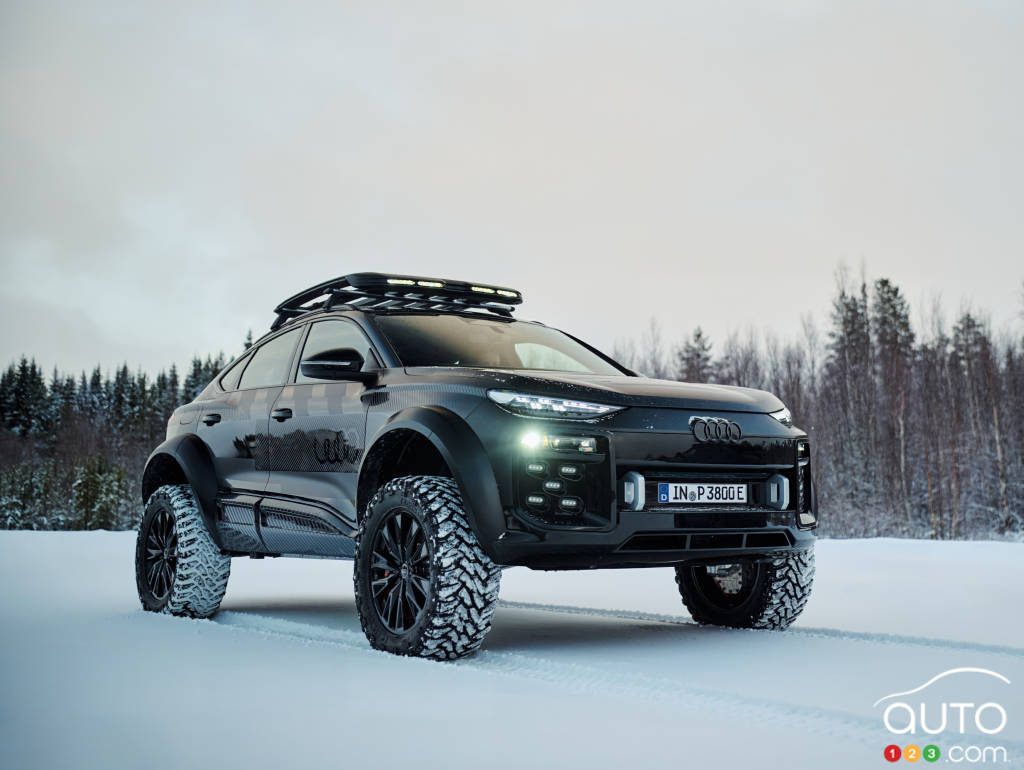 The Audi Q6 e-tron Offroad Concept