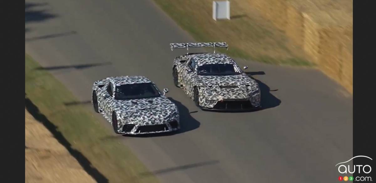 Toyota Lights Up Goodwood FoS with two camouflaged prototyp | Car News | Auto123