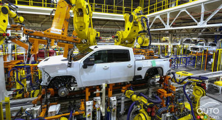 D’autres pauses prévues à l’usine mexicaine où GM assemble ses camionnettes