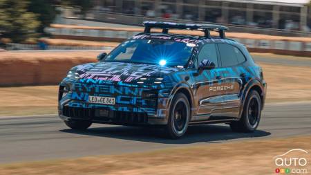 Le Porsche Cayenne électrique produirait de vrais sons de moteur V8