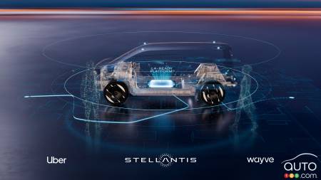 Stellantis s'associe à Uber et Wayve pour développer des robotaxis