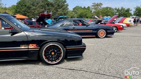 A Herd of Fox-Body Mustangs Gather in Detroit at the Motor City FoxFest