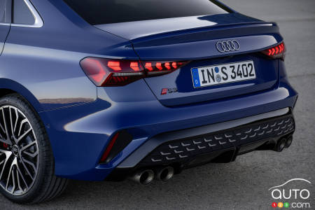 2025 Audi S3, rear lights, trunk