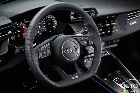 2025 Audi S3, steering wheel