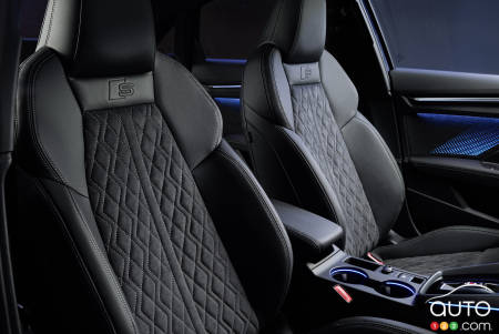 Audi S3 2025, sièges