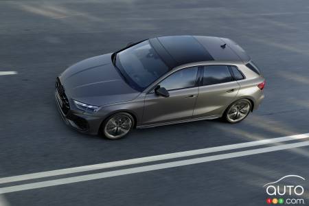 2025 Audi S3 Sportback, from above