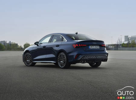 2025 Audi S3, three-quarters rear