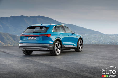 Audi e-tron, trois quarts arrière