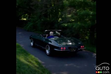 La Chevrolet Corvette 1967 de Joe Biden, arrière