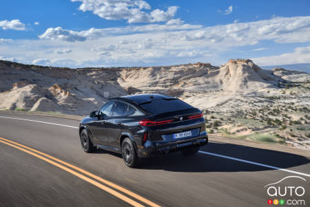 BMW X6 M Competition 2021, sur la route