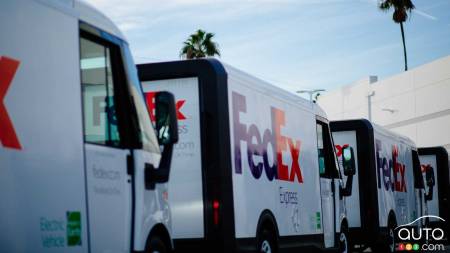 Des BrightDrop EV600, en chemin vers FedEx