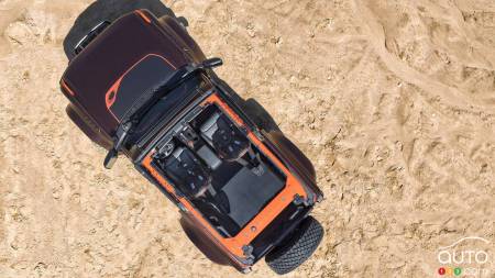 Bronco Off-Roadeo : Cliffhanger Project Vehicle, de haut