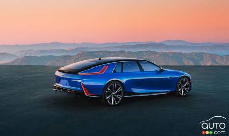 Cadillac Celestiq 2024, trois quarts arrière