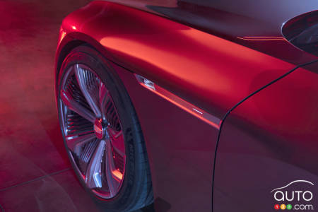 Détail du futur Cadillac Calestiq