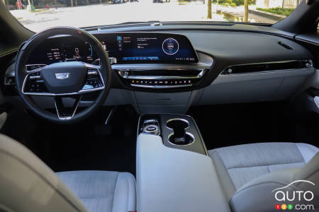 Interior of the 2024 Cadillac Lyriq