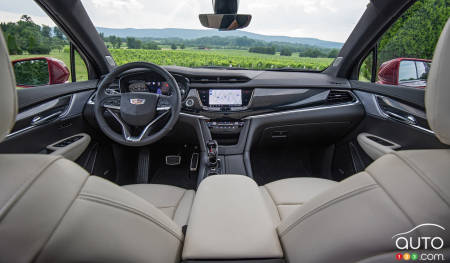 L'intérieur du Cadillac XT6 2023