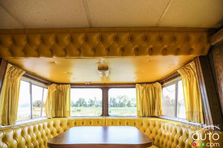 Dining room of the Camelot Cruiser