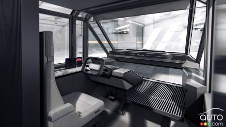 Canoo's MPDV, interior