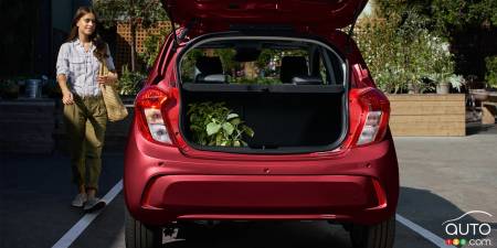 Chevrolet Spark, arrière