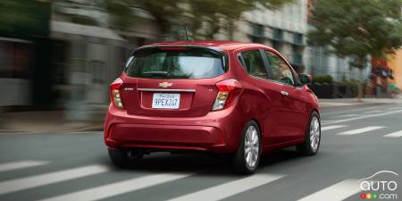 Chevrolet Spark, trois quarts arrière