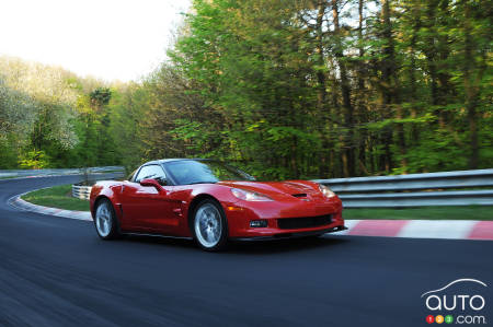 Chevrolet Corvette ZR1 2009, trois quarts avant