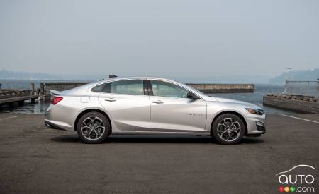 2019 Chevrolet Malibu, profile