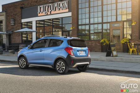 Chevrolet Spark, three-quarters rear