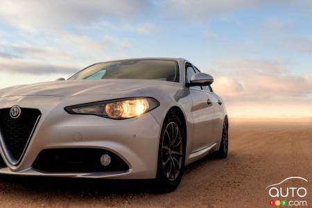 Alpha Romeo Giulia - Partial front view