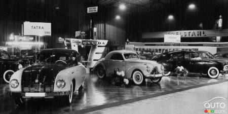 The first Frankfurt auto show, 1951