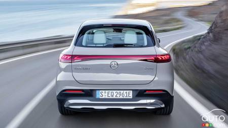 2023 Mercedes-Benz EQS SUV, rear